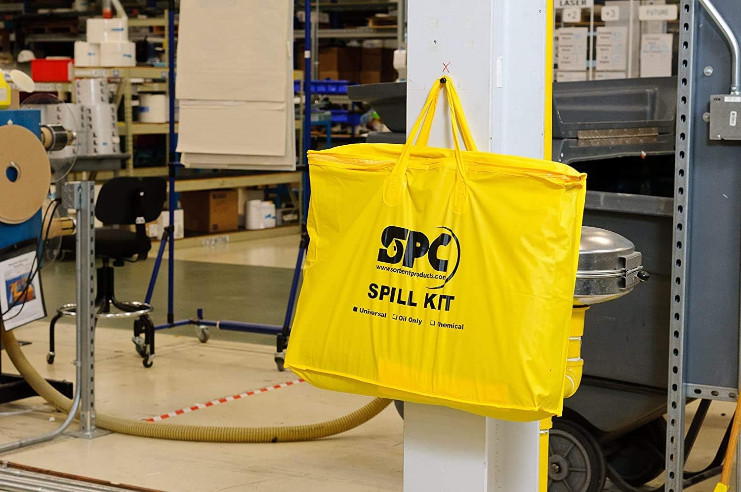 Brady SPC SKA-PP Allwik Universal Economy Portable Spill Kit - 107795, Yellow: Science Lab Spill Containment Supplies: Industrial & Scientific