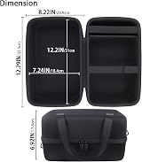 co2CREA Hard Travel Case for Anker SOLIX C300 Portable Power Station 300W view 7