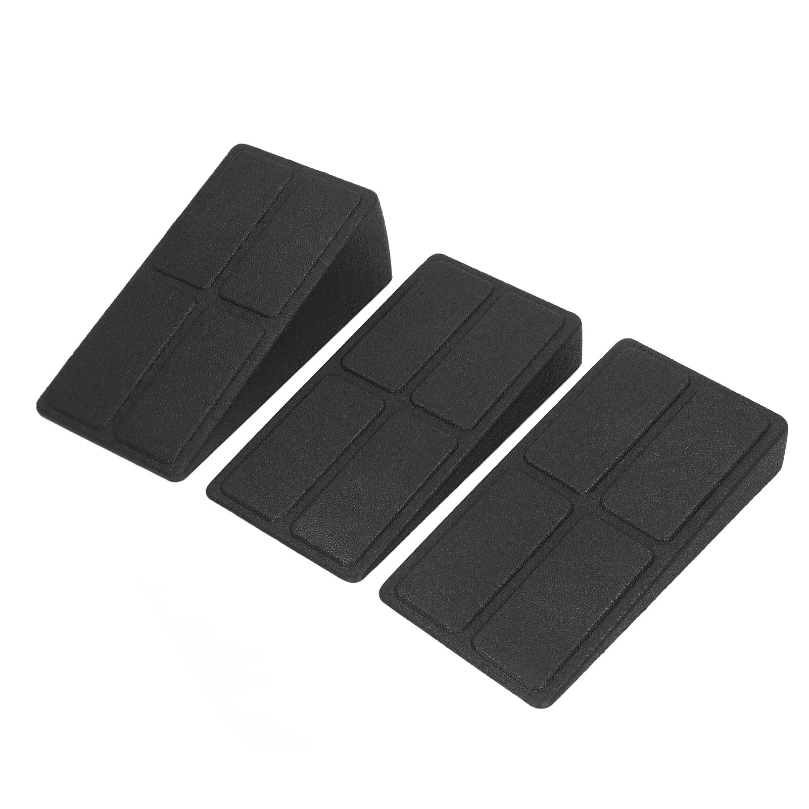 TOPINCN 3Pcs Slant Board, Black EPP Adjusted Foot Calf Stretching Board for Stretching and Strengthen Shins, Calves, and Ankles