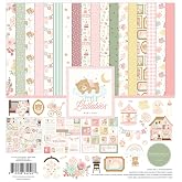 Carta Bella Little Lullabies Baby Girl Collection Kit - Scrapbooking Kit