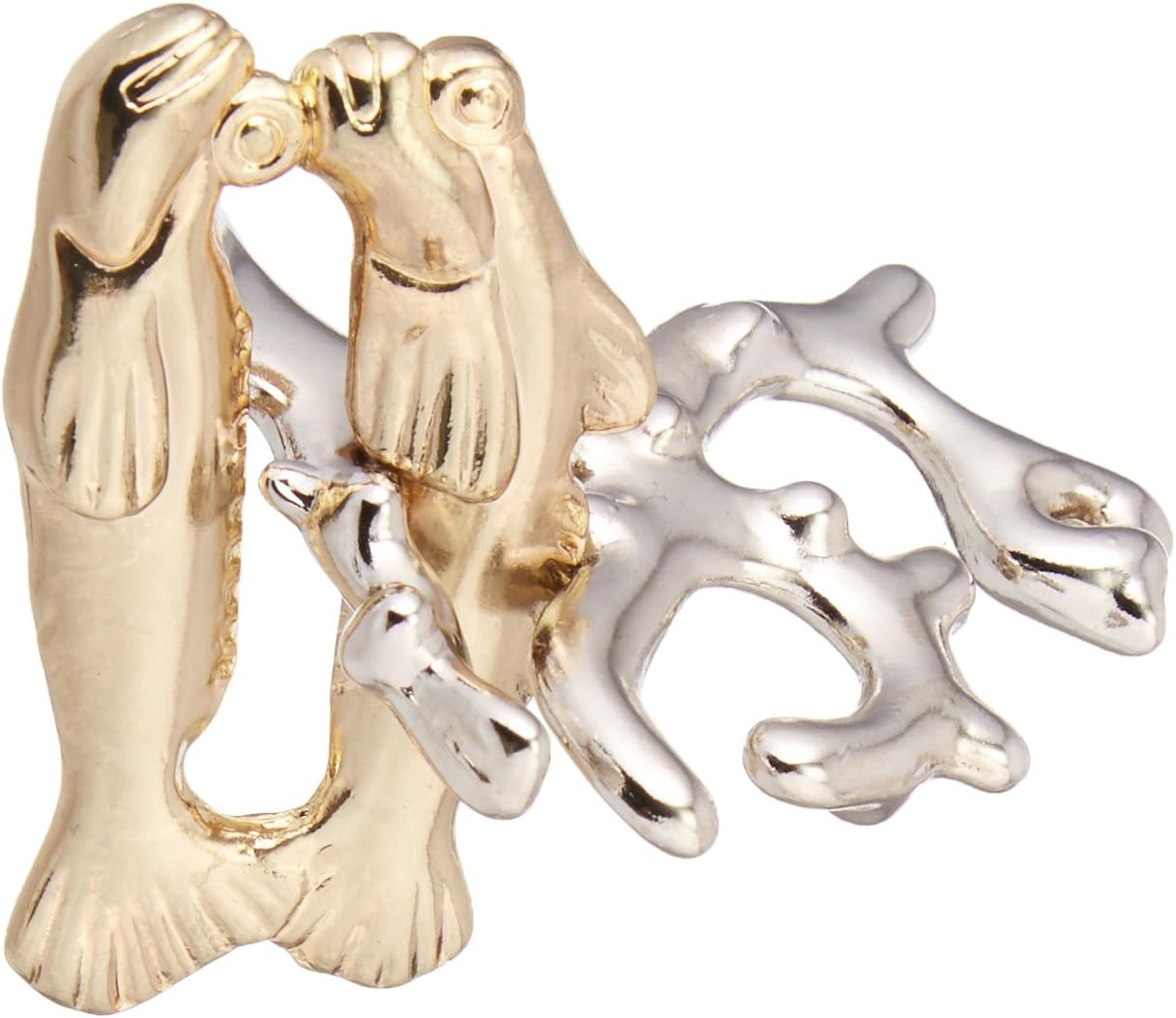 BePuzzled Reef Hanayama Cast Metal Brain Teaser Puzzle (Level 3) Puzzles For Kids & Adults Ages 12 & Up