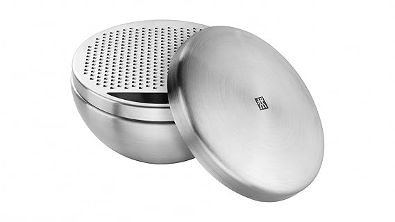 Zwilling Parmesanreibe, Edelstahl, Silber, 11.5 x 11.5 x 7.8 cm