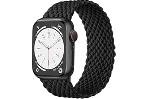 Zedoli Braided Solo Loop Compatible with Apple Watch Band 38mm 40mm 41mm 42mm 44mm 45mm 46mm 49mm Women Men,Stretchy Nylon Sport Elastic Strap for iWatch Series 10 9 8 7 6 5 4 3 2 1 SE Ultra/Ultra 2