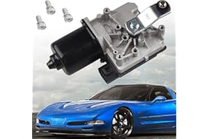 E-Vniko Front Windshield Wiper Motor W/Pulseboard Module Compatible with Chevrolet Corvette 1997-2004 Replace Window Wiper Motor 12363318, 12494759