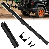 Heavy Duty Bike Rack Loading Ramp Dual Hooks Foldable Lightweight E-Bike | Dual hooks design, compatible with vehicle-mounted bike racks, for mountain road &amp; fat-tire bikes, foldable lightweight