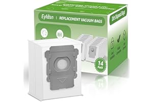 EYFASN 14 pack i7 Vacuum Bags Compatible with irobot for Roomba i7+, i1+, i2+, i3+, i4+, i5+, i6+, i8+, j6+, j7+, j8+, j9+, s9+, Combo i5+, j5+, j7+, j9+ Clean Base Automatic Dirt Disposal Models