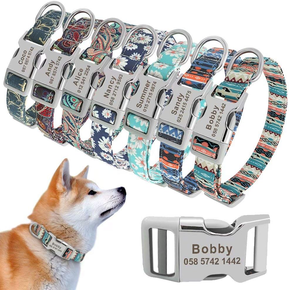 personalized large dog collars