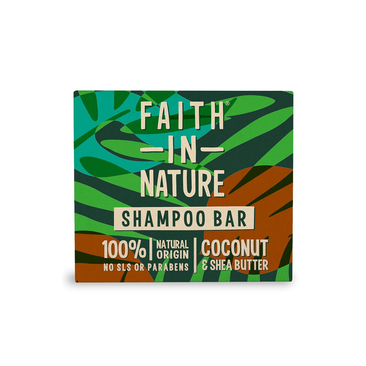 Faith In Nature Natural Coconut & Shea Butter Shampoo Bar, Hydrating, Vegan & Cruelty Free, Paraben and SLS Free, for Normal to Dry Hair, 85g