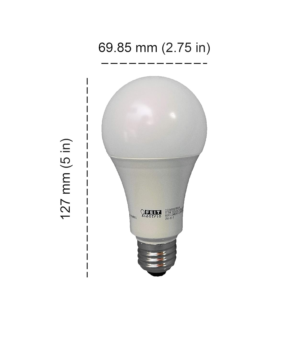 17.5W Feit Electric CEOM100/950/4 Feit Dimmable LED 5000K Daylight 4