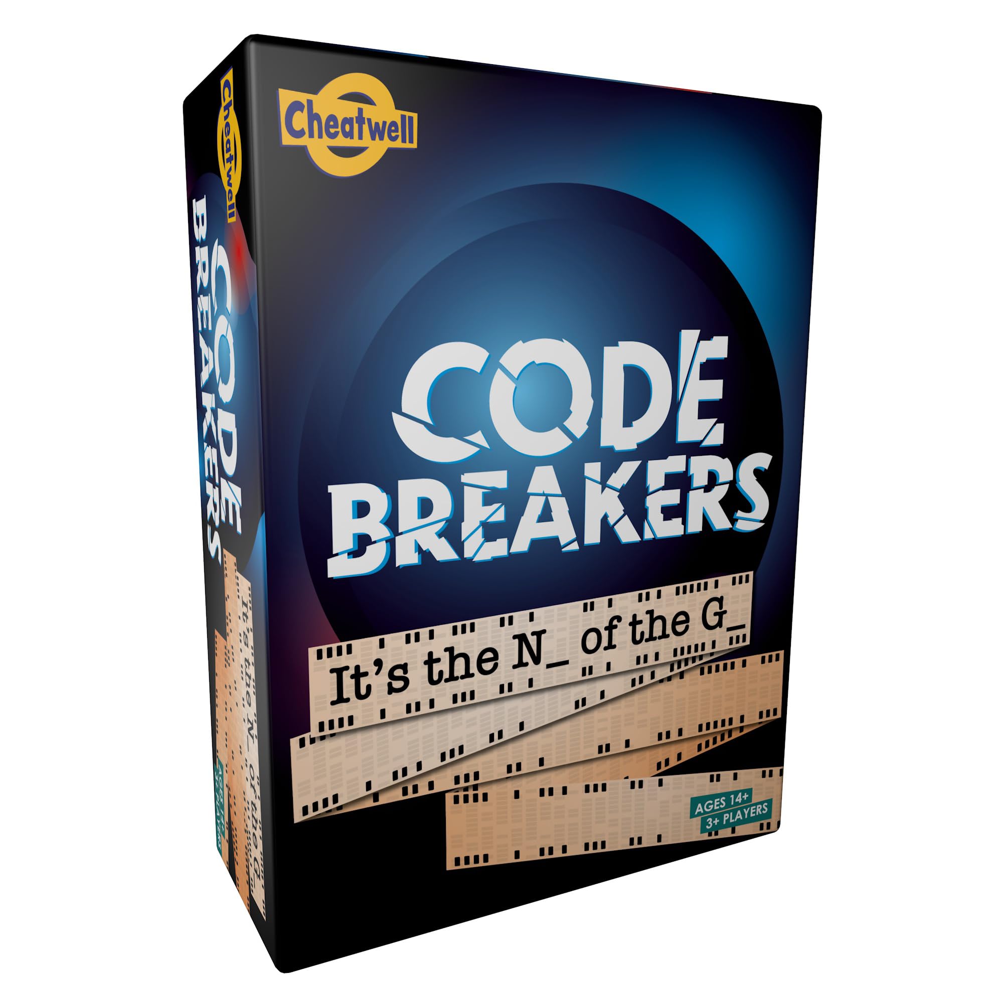Cheatwell Games Code Breakers - Party Word Game - Solve The Puzzle - Crack The Code - Over 500 Ciphers - Ages 14+, 3+ Players - It's the N___ of the G___