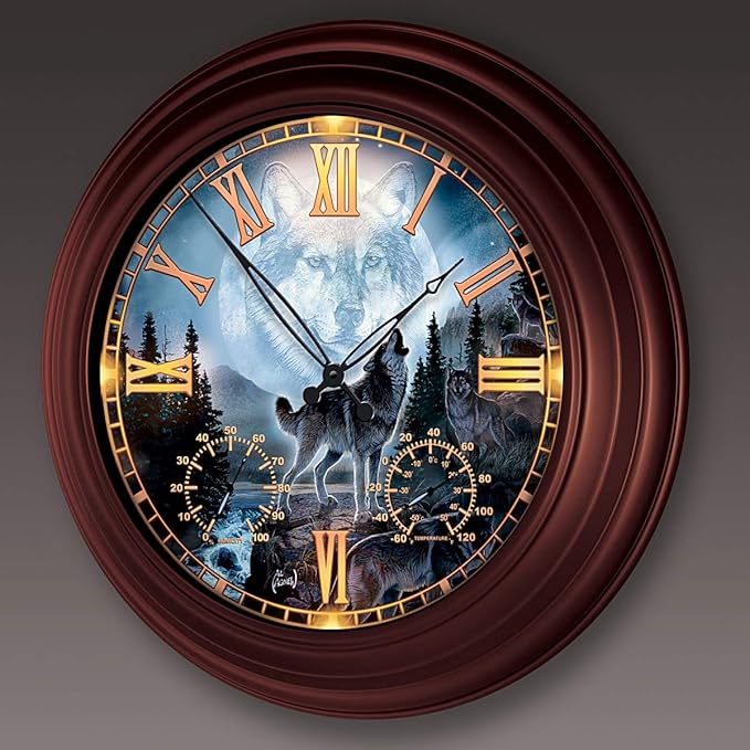 The Bradford Exchange Al Agnew Majestic Presence Wolf-Themed Outdoor