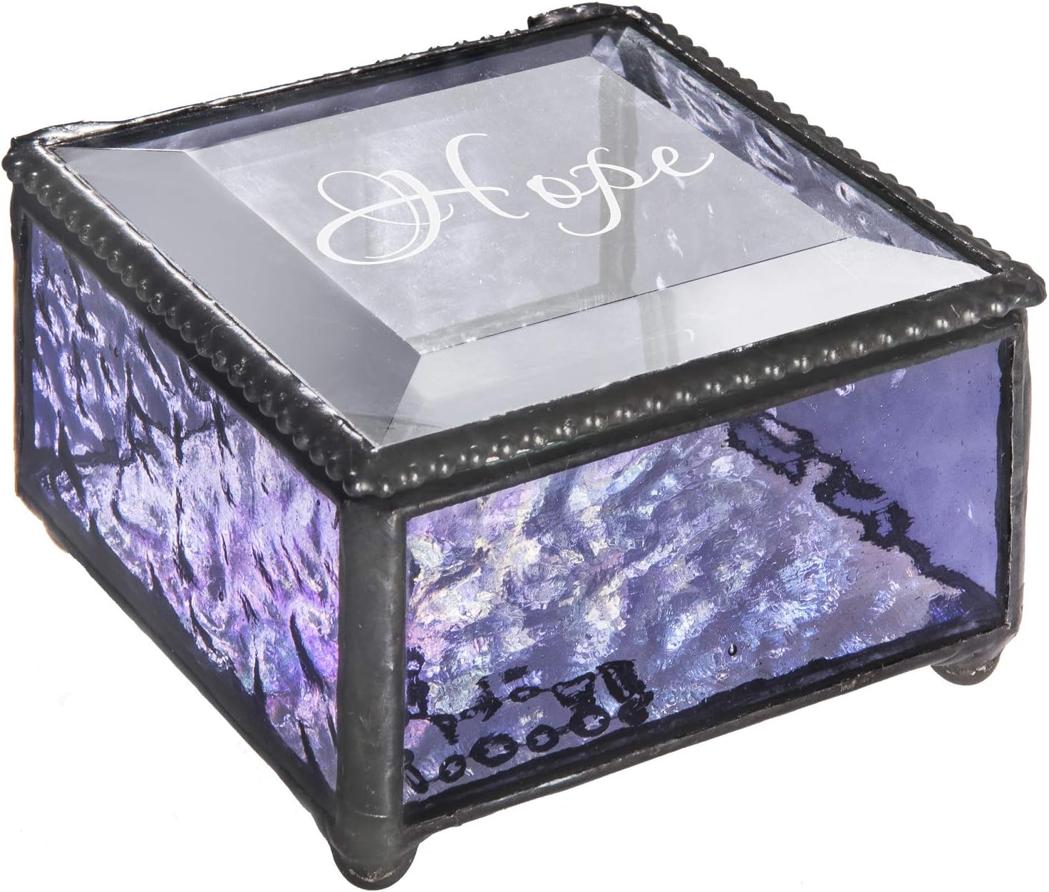 Personalized Jewelry Box Inspirational Gift for Her Stained