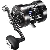 Piscifun Chaos Pro CNC Baitcasting Reel, 25LB Drag, Magnetic Brake | Aluminum body, bait clicker, level wind, 6+1 bearings, 5.3:1 ratio, 4.3" handle