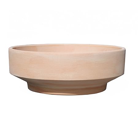 Hentschke Keramik Pflanzschale Grabschale Deko-Schale frostfest Ø 38 x 14 cm, terrakotta, 059.L38.53 mit Bodenloch