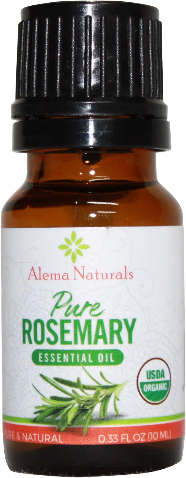 Certified Organic Rosemary Essential Oil 10ml, by Alema Naturals
