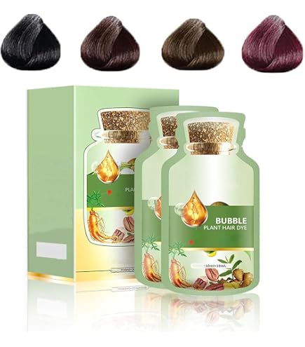 Amazon.com : Bubble Plant Hair Dye, Natural Botanical Bubble Hair Dye Hair  Dye Shampoo. (Coffee) : Beauty & Personal Care