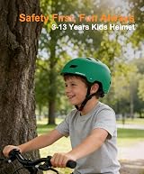 KORIMEFA Kids Bike Helmet Adjustable Size 50-58cm Multi-Sport Safety view 2