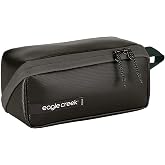 Eagle Creek Pack-It Gear Dopp Kit, Weekend Getaway Travel Pouch, Rush Blue | Durable, Water-Resistant Toiletry Bag, Strong Zippers, Easy to Carry Handle, Luggage Organizer
