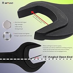 WEDO Open End Wrench,Metric,34mm Construction