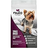 Nulo FreeStyle Small Breed Dog Food Dry - Salmon & Lentils, Puppy & Adult Grain Free Dog Food, Natural, High Protein, Smaller Sized Kibble with BC30 Probiotic for Healthy Digestion Support, 6lb