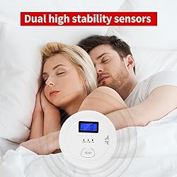 4-Pack,Smoke and Carbon Monoxide Detector,2 in 1 CO