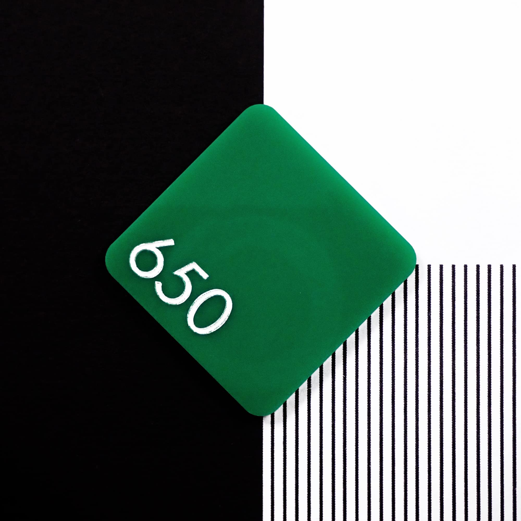 Perspex 650 Green Cast Acrylic Sheet - 600x500x3mm