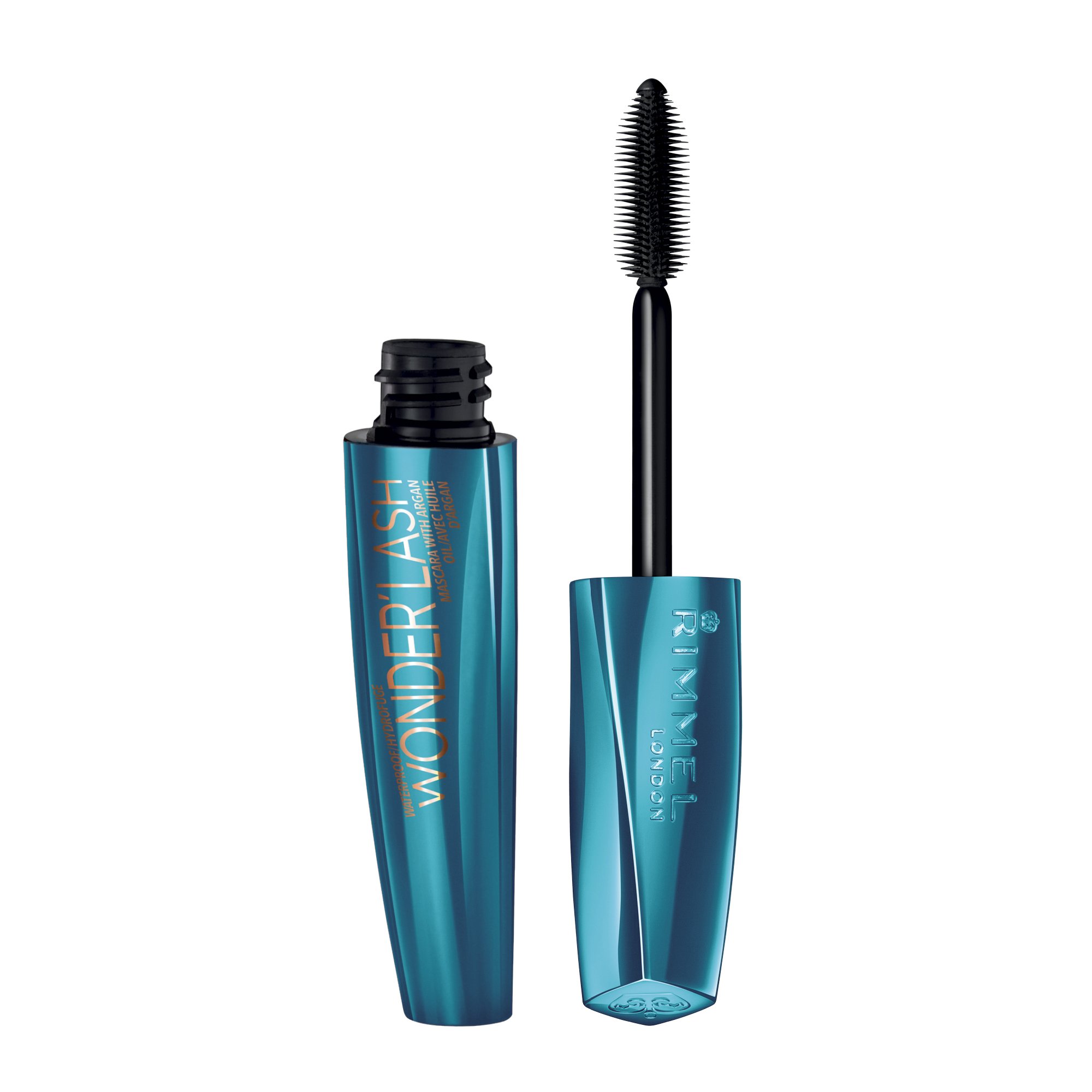 RIMMEL LONDON Wonder'Lash Mascara With Argan Oil Waterproof, Black