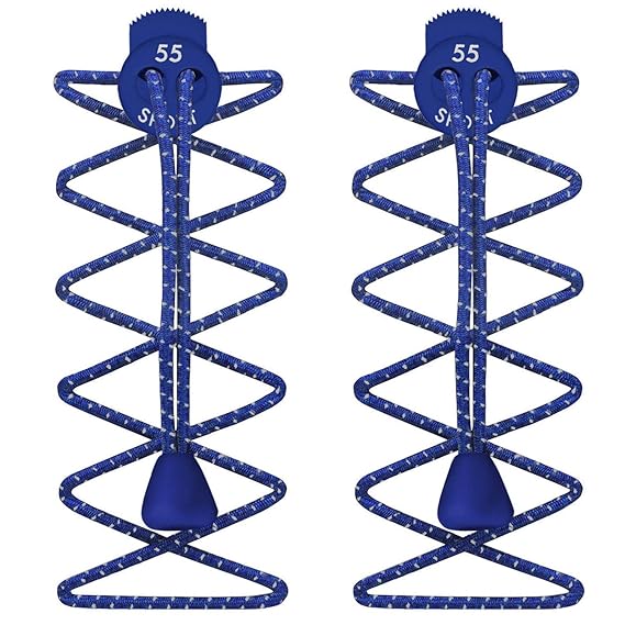 55 Sport Elastische Schnürsenkel mit Schnellverschluss, für Laufen/Triathlon