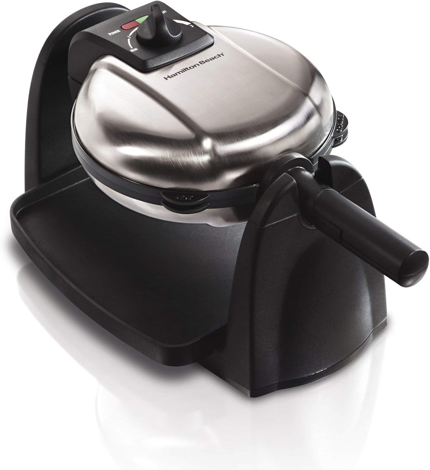 Hamilton Beach Belgian Waffle Maker Home Good - Black/Silver