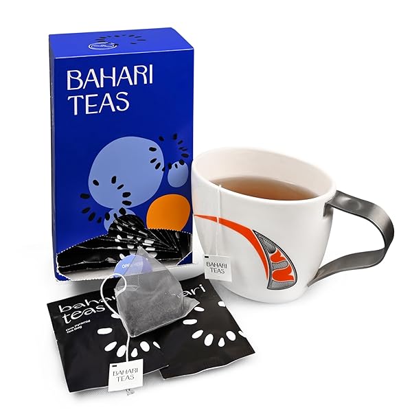 BAHARI TEAS -KENYAN GROWN EARL GREY BLACK TEA (20 TEA BAGS)