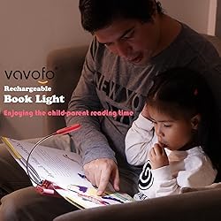 VAVOFO Rechargeable Book Light for Reading in Bed