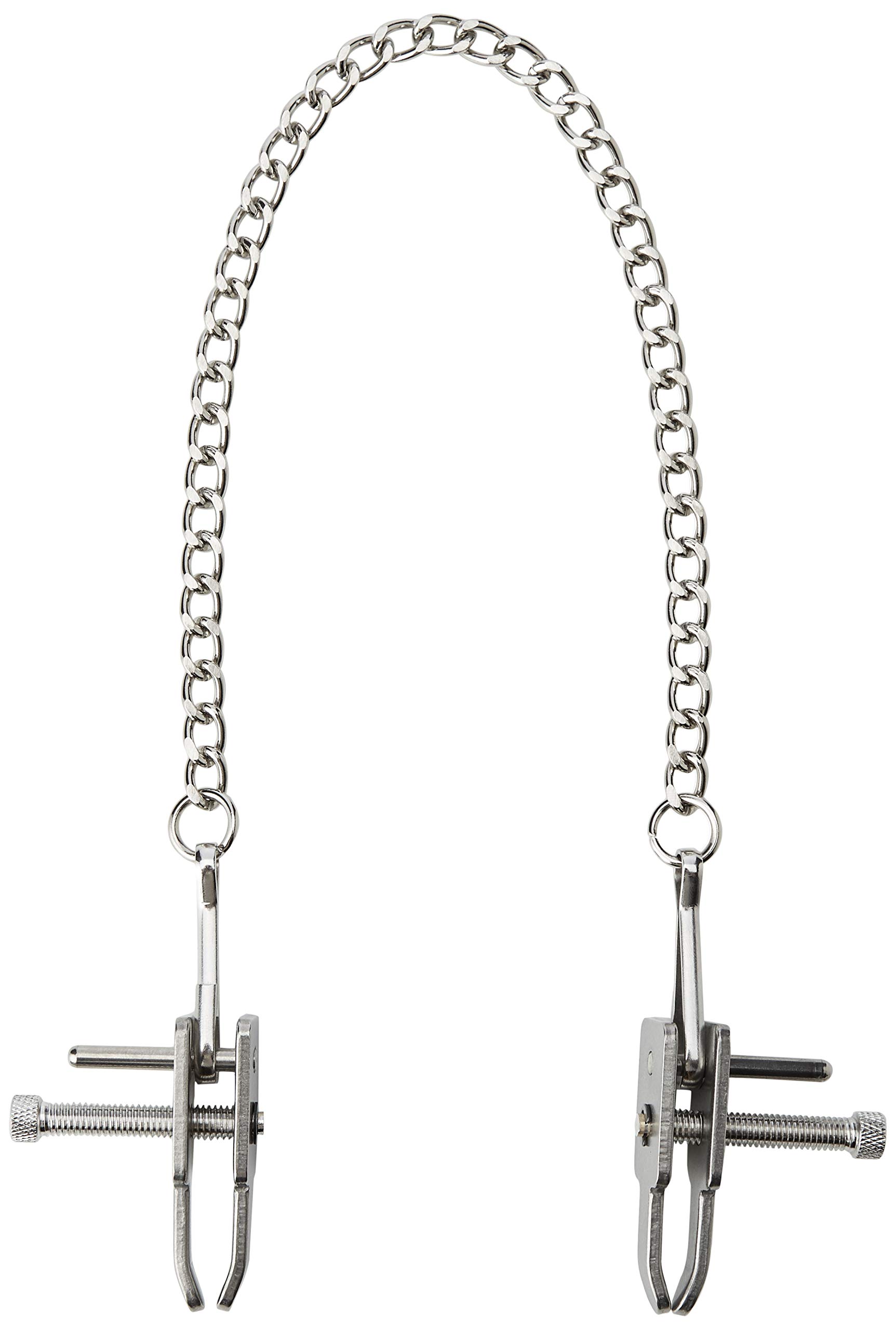 The Bondage Locker Fetish and Bondage Nipple Clamps or Labia Clamps with Adjustable Clips and Chain