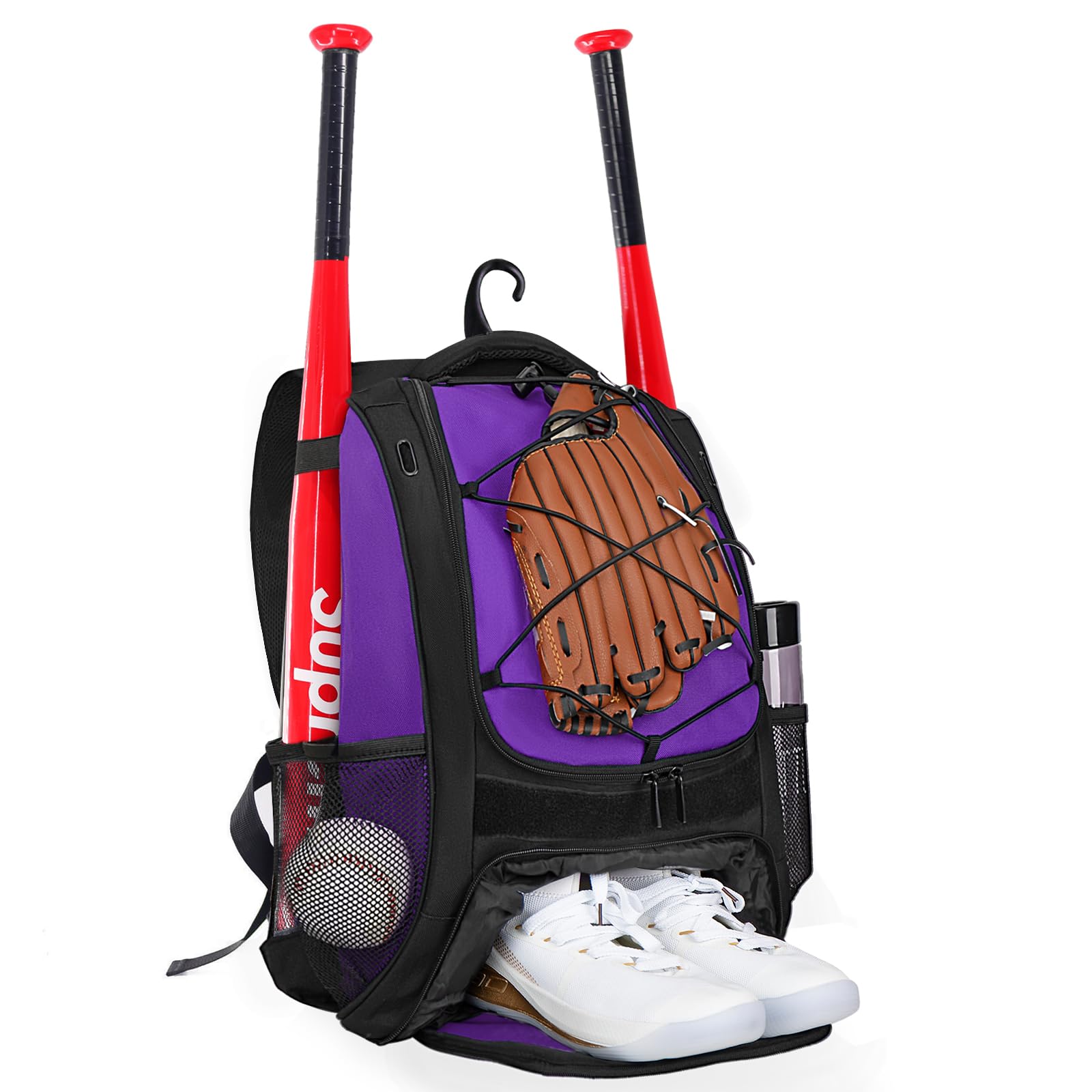 Photo 1 of Goloni Baseball Bag,Backpack for Baseball, T-Ball & Softball Equipment & Gear,Softball Bag with Shoe Compartment,Fence Hook