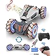 KB KAIBO Gesture Rc Car,1:12 4WD 2.4G Hand Controlled Rc Car with Spray, All Terrain Remote Control Car for Boys 8-12,Toys for 7 8 9 10 11 12+ Year Old Boys Gift Ideas for Birthday Christams-Gray