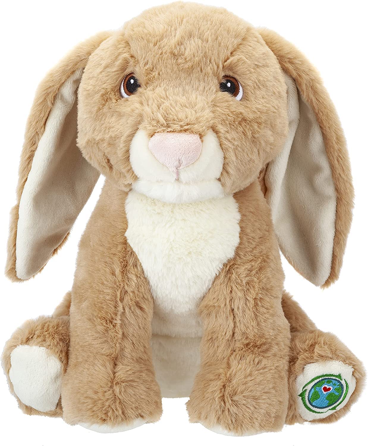 PMS VFM e-Store - Rabbit Plush Toy - 28cm Super Soft Stuffed Farm Animal Teddy Bear for Girls and Boys - Made From 100% Recycled Material - Your Planet