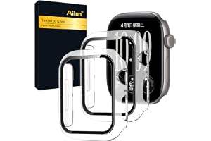 Ailun 2 Pack Screen Protector Case for Apple Watch Series 12, 42mm, Clear