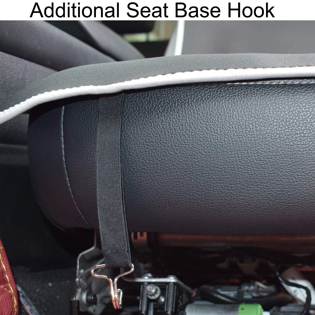 SEIUCAN Car Seat Cover, Non-Slip Breathable Waterproof Neoprene Pet Car Seat Protector Universal Fit Most Vehicles Seats