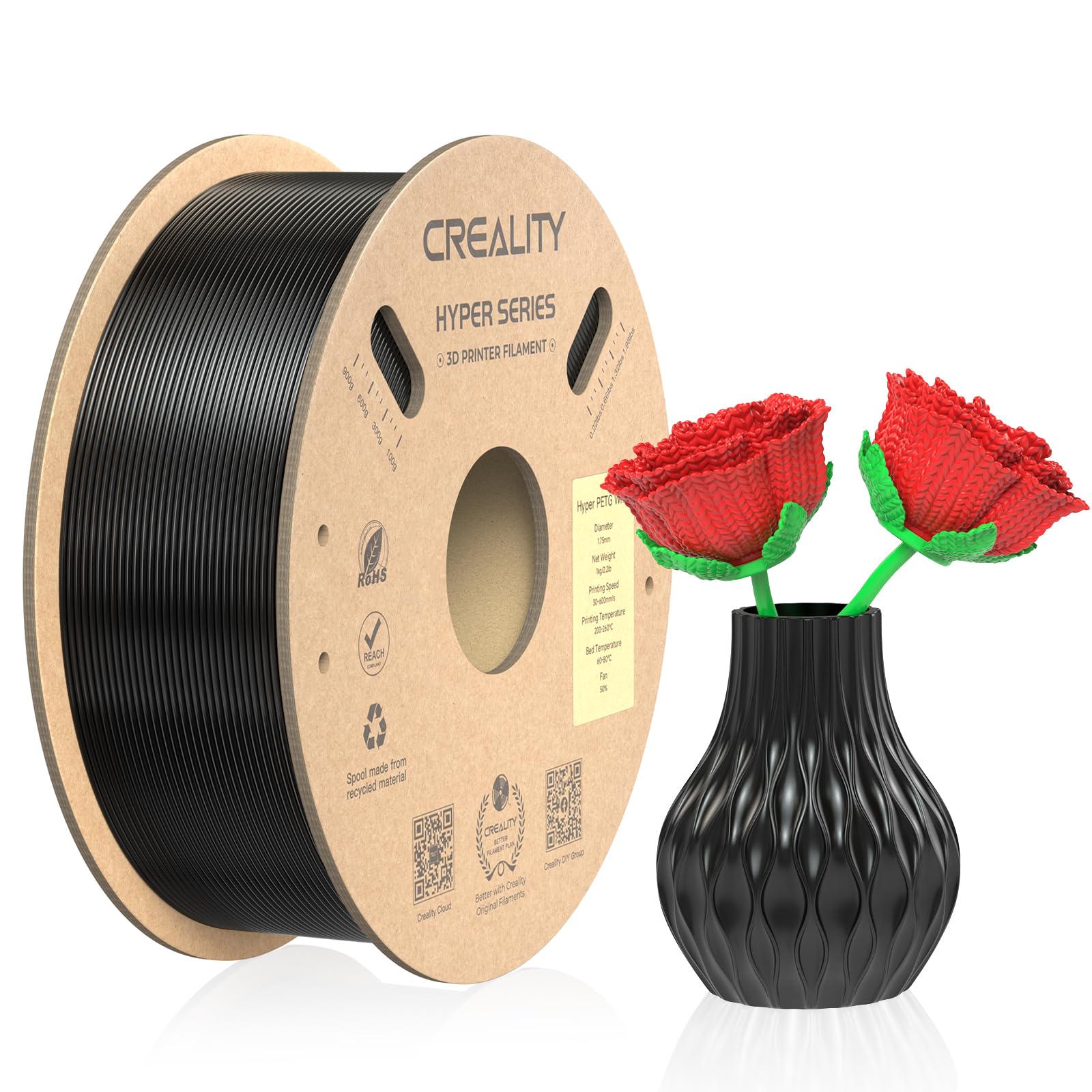 Creality PETG Filament 1.75mm, Hyper PETG Filament