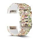 AIWELL Charge 2 Bands,Silicone Adjustable Replacement Sport Strap Printed Bands with Classic Buckle For Charge2 HR,Charge 2 Accessories Wristbands