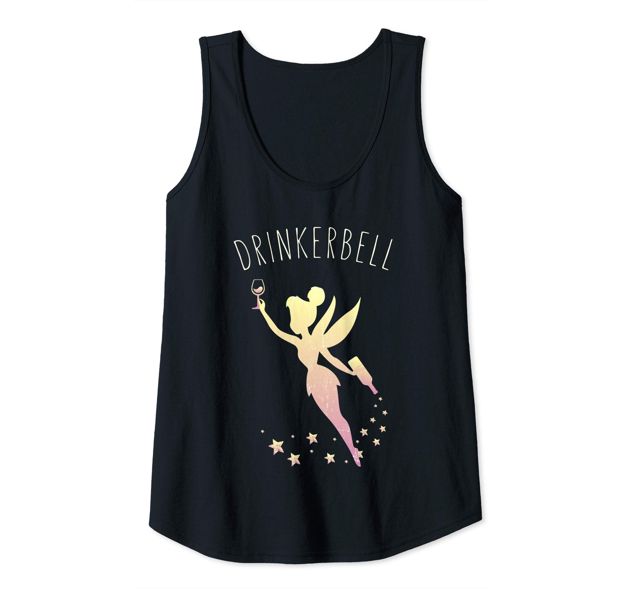 Photo 1 of Womens Drinkerbell Fairy Stars Cute Wine Drinking Tank Top