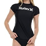 Hurley Rash Guard for Women, Short Sleeve Swim
