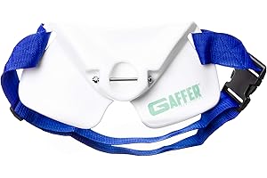 GAFFER SPORTFISHING Adjustable Fishing Belt & Shoulder Harness - Safety Buckle with Foam-Padded Straps Fish Rod Holder
