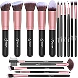 BESTOPE Makeup Brushes 16 PCs Makeup Brush Set Premium Synthetic Foundation Brush Blending Face Powder Blush Concealers Eyesh