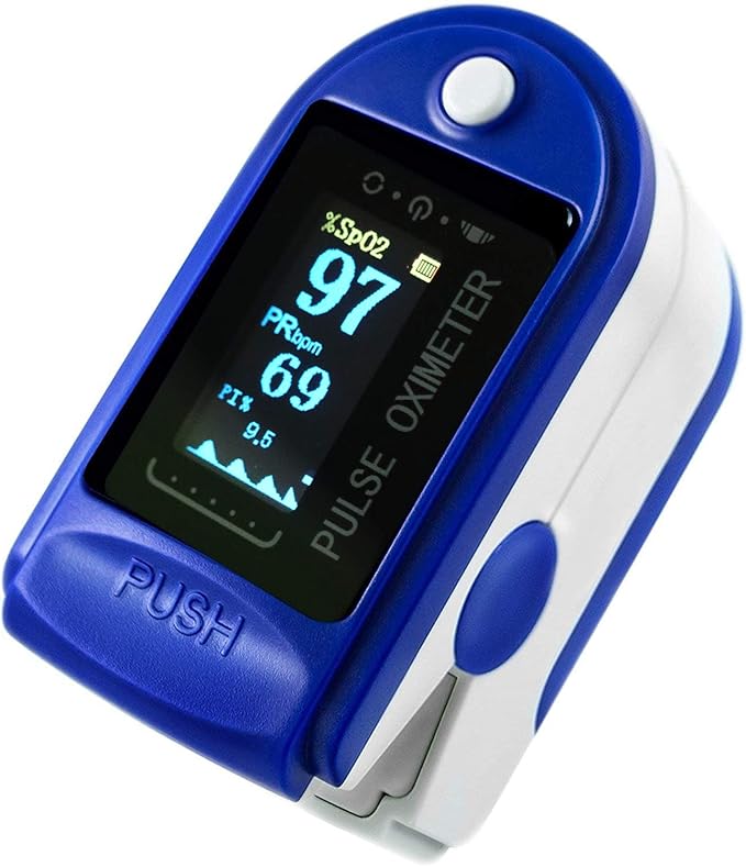 AUTENS Fingertip Pulse Oximeter, Blood Oxygen Saturation Monitor with