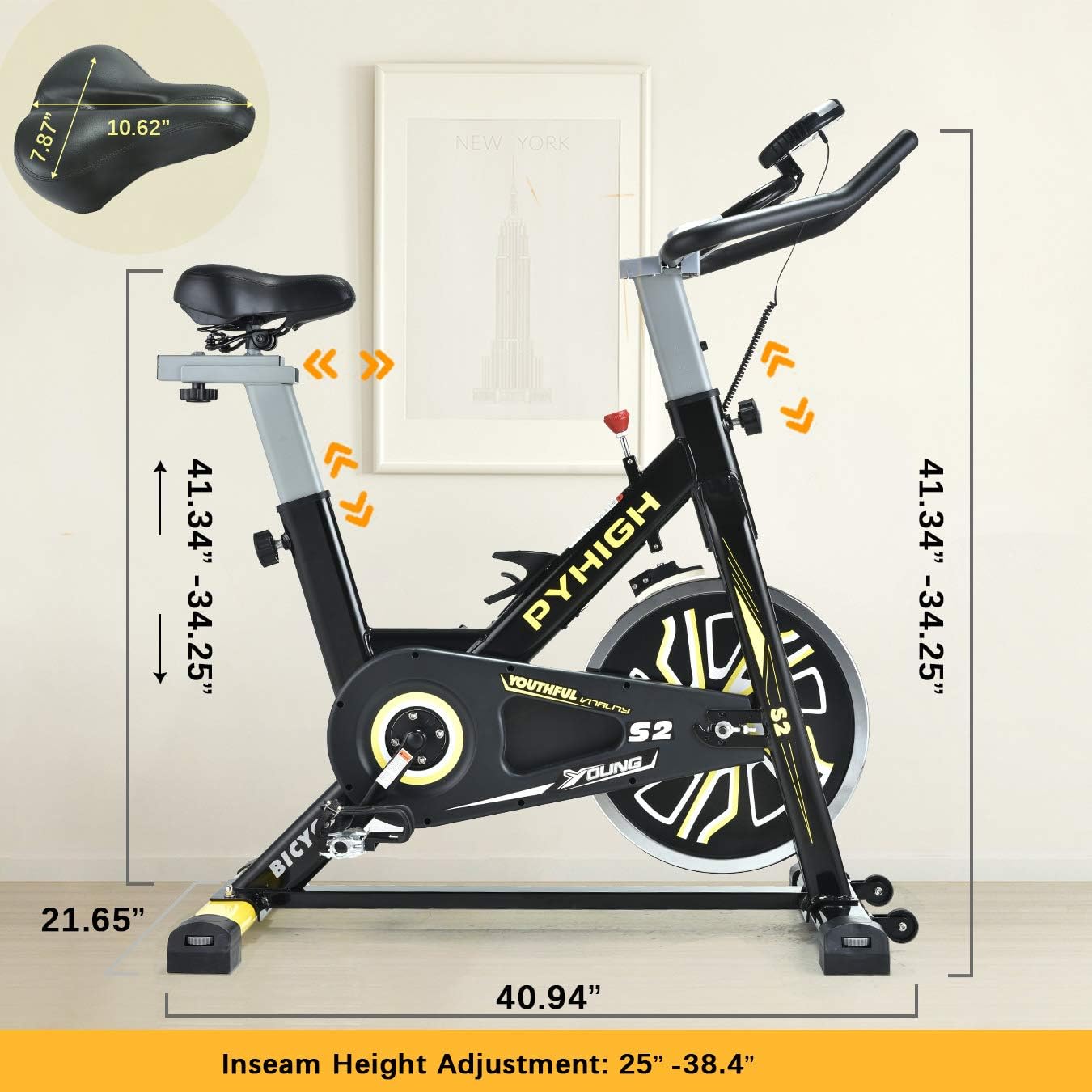 pyhigh indoor cycling bike