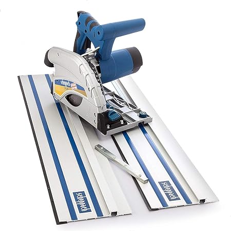 Scheppach Scie Plongeante Plpl45 1 01 Kw 230 V 50 Hz Plus Rails 2 X 700 Mm 5901803905 Bleu Amazon Fr Bricolage