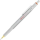 rOtring 800 Mechanical Pencil, 0.7 mm, Silver Metal Barrel