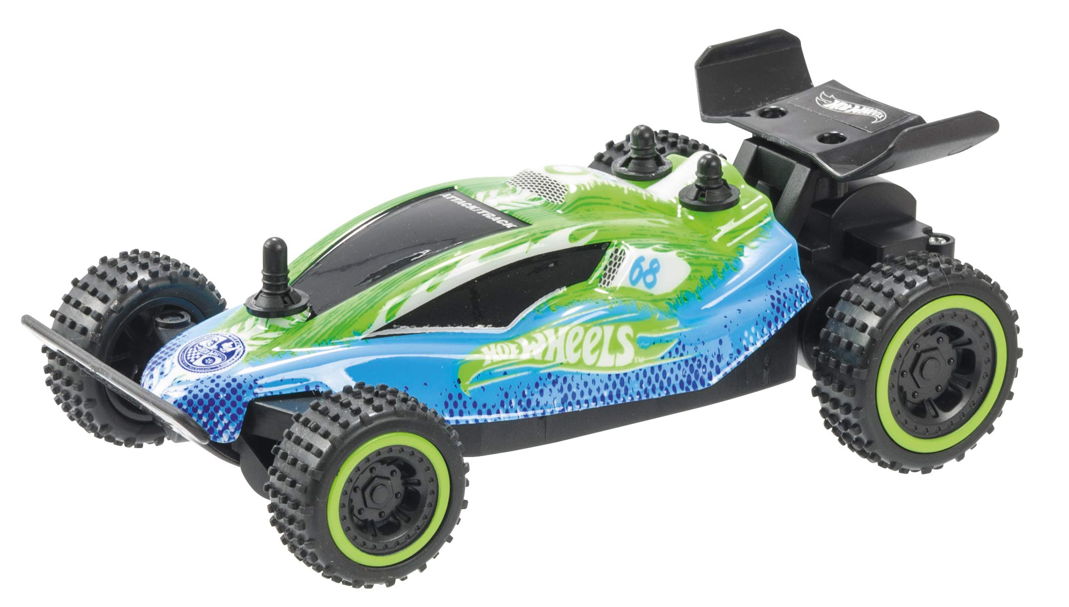 Happy People 63446 RC Hot Wheels Microbuggy Miniature Game, Blue