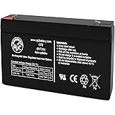 Leoch DJW6-7.0 6V 7Ah Sealed Lead Acid Battery - This is an AJC Brand Replacement