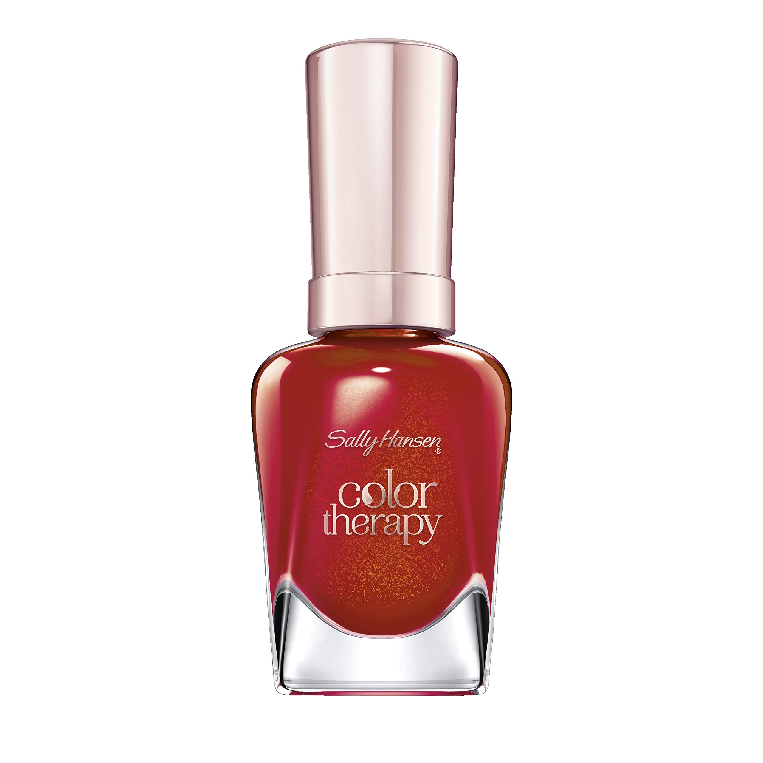 Sally Hansen Color Therapy Nail Polish 502 Red-itation, Red, 14.7ml